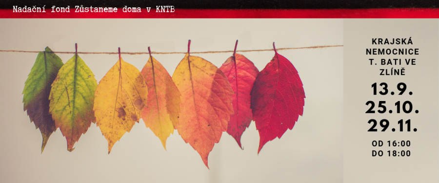 Barevné podzimní listí pověšené na prádelní šňůře, podzim života.